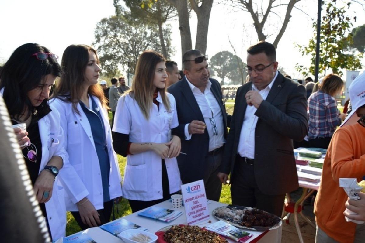 Biga&rsquo;da diyabet i&ccedil;in y&uuml;r&uuml;y&uuml;ş yapıldı