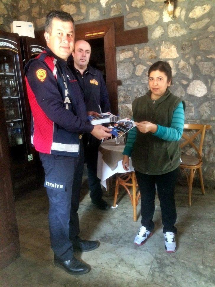 Tarihi konak ve iş yeri sahipleri yangına karşı bilgilendirildi G2