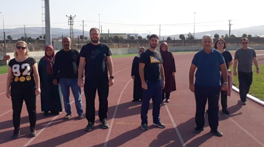 Ailecek spor yaptılar