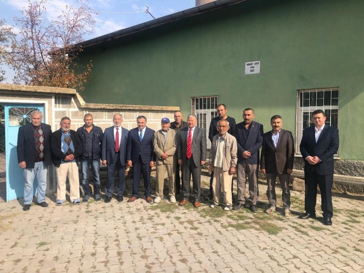 Develi il&ccedil;e protokol&uuml;nden G&ouml;medi mahallesine ziyaret