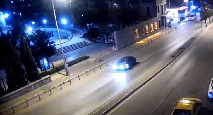 İzmir'de şoke eden anlar! Polisi aracın kaputunda sürükledi G2