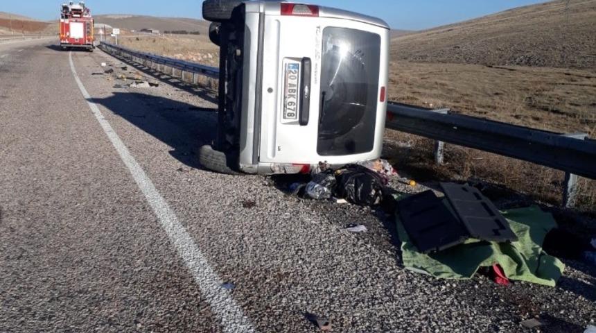 Sivas’ta trafik kazası: 1 ölü 6 yaralı