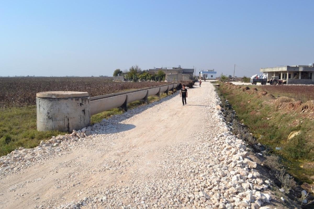 Eyy&uuml;biye&rsquo;de yol yapım &ccedil;alışmaları s&uuml;r&uuml;yor