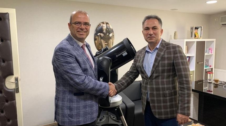 Bilim Sanat Merkezi&rsquo;ne teleskop hediyesi