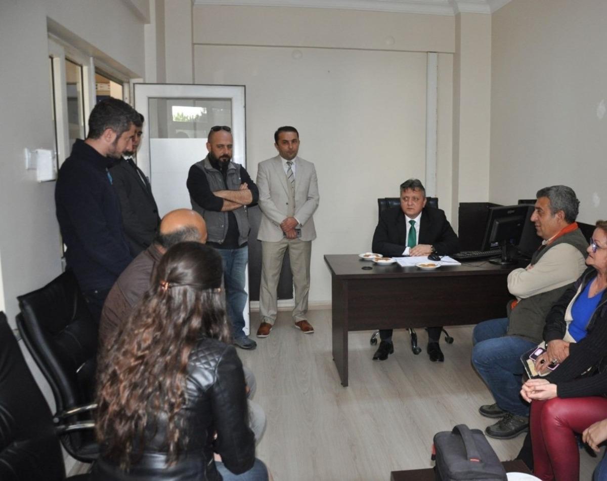 Emniyette basın odası