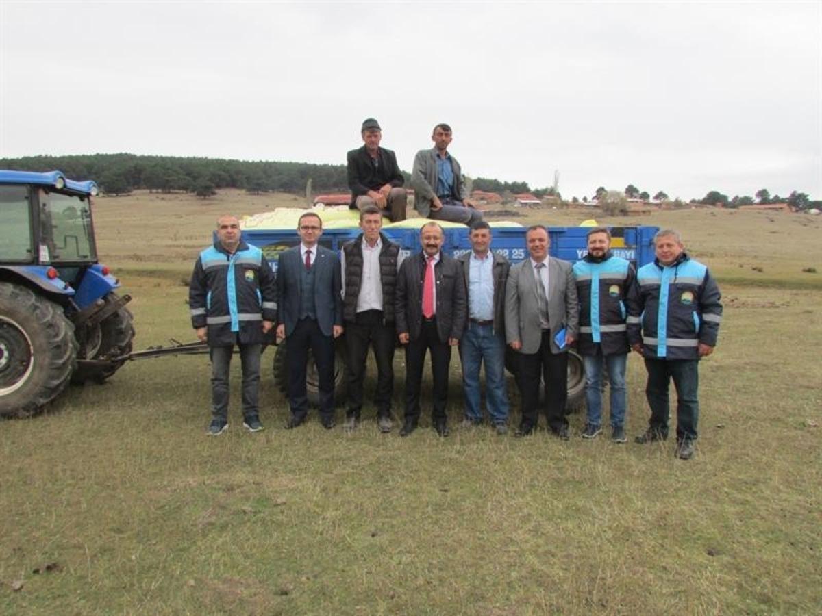 Mera alanında g&uuml;breleme &ccedil;alışmaları