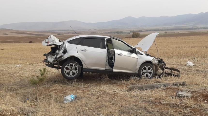 Kırşehir&rsquo;de trafik kazası 1 yaralı
