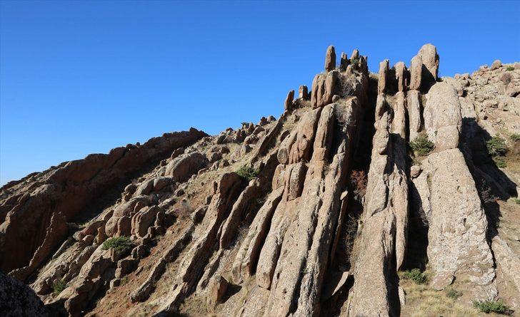 Sivas'ta dağ keçisi sürüsü drone ile görüntülendi G3
