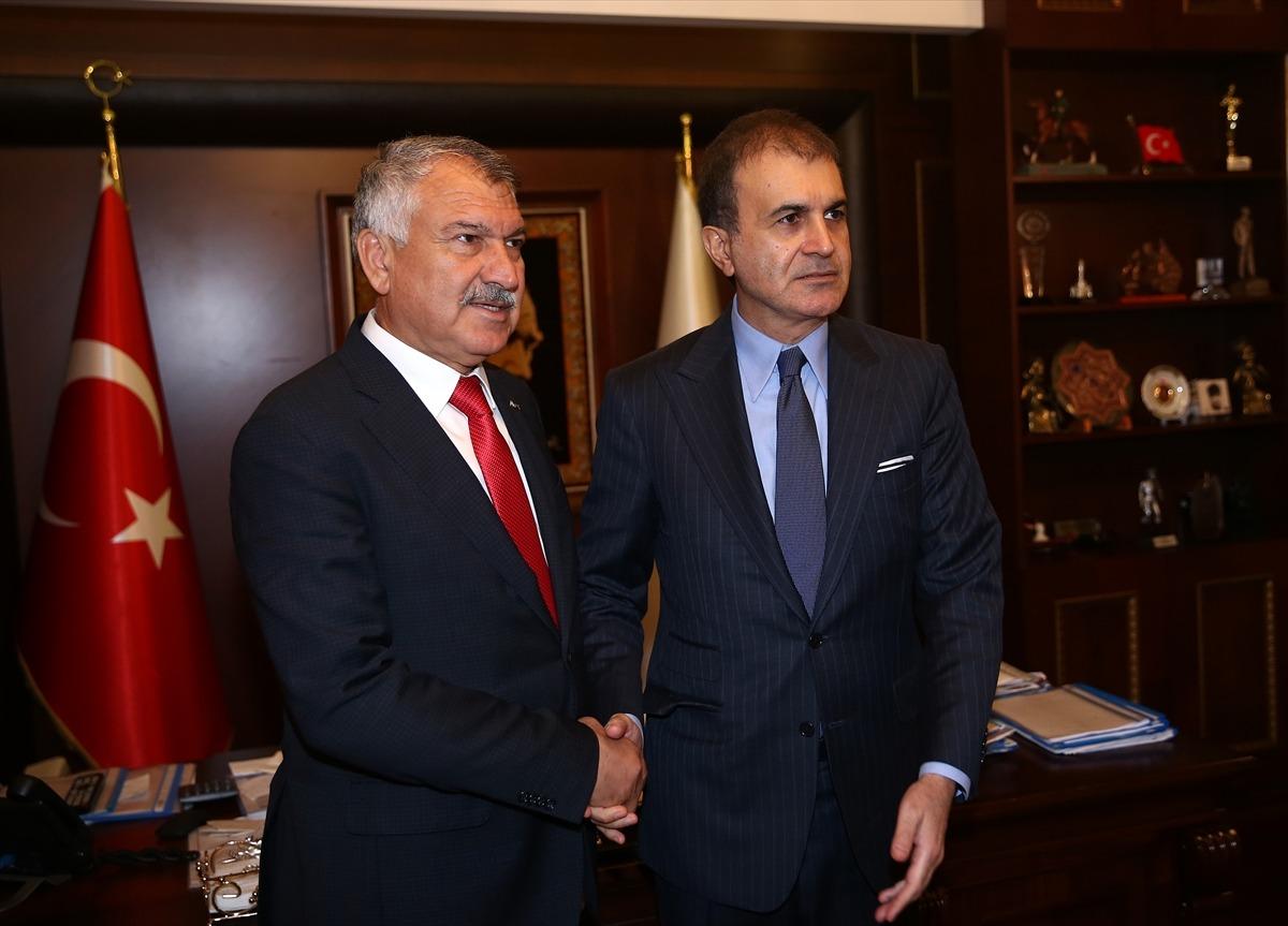 AK Parti S&ouml;zc&uuml;s&uuml; &Ccedil;elik'ten Adana B&uuml;y&uuml;kşehir Belediye Başkanı Karalar'a ziyaret