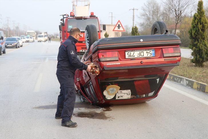 Düzce'de otomobille tır çarpıştı: 1 yaralı G1