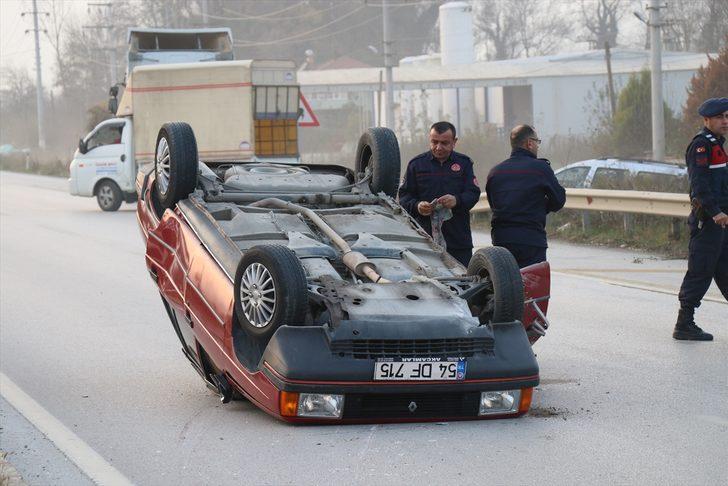 Düzce'de otomobille tır çarpıştı: 1 yaralı G3