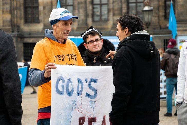 Hollanda'da İsrail protestosu G3