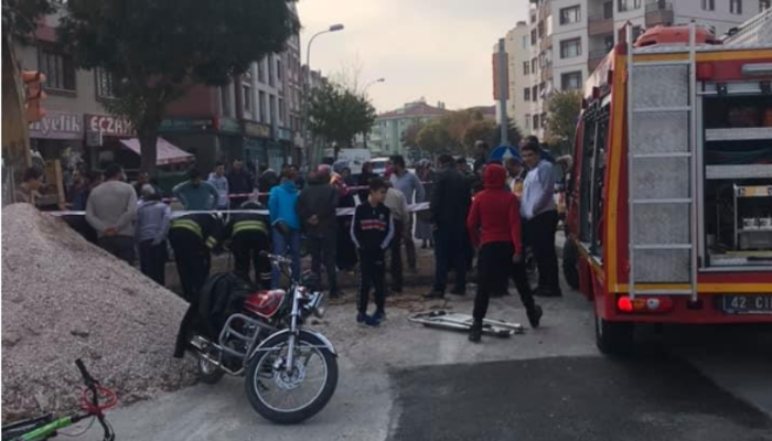 Konya'da büyük ihmal! Engelli vatandaş 2 metrelik çukura düştü!