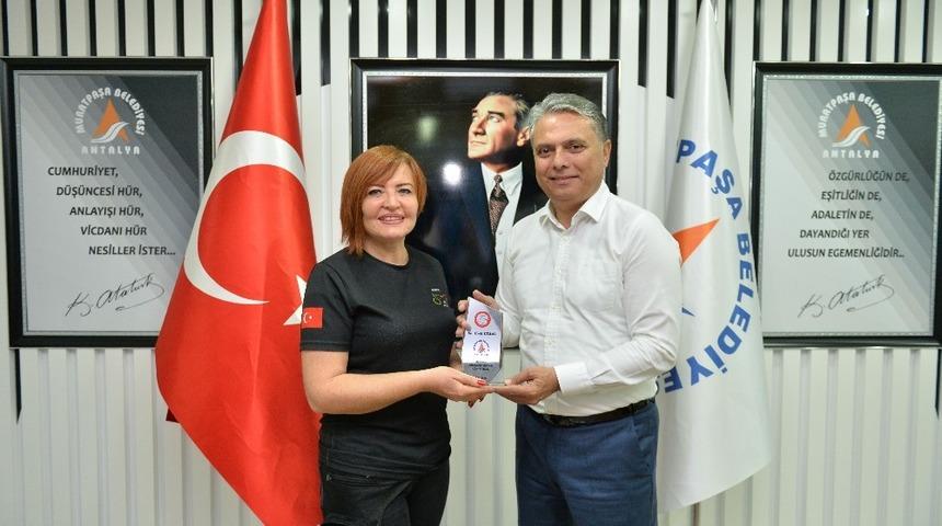 Başkan Uysal&rsquo;dan motosiklet farkındalığına y&ouml;nelik iş birliği