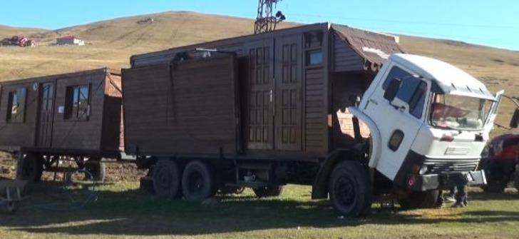 Trabzon'da Kemal Sunal filmi gerçek oldu! Evini kamyon kasasına monte etti G1