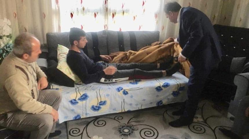 Kılı&ccedil;&rsquo;tan, Barış Pınarı Harekatı gazisine ziyaret