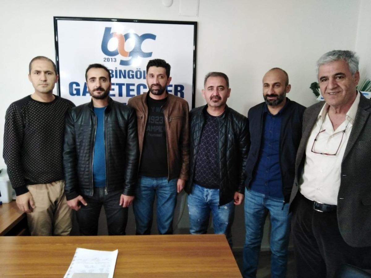 Bing&ouml;l Gazeteciler Cemiyeti Başkanı, Mahmud Arda oldu