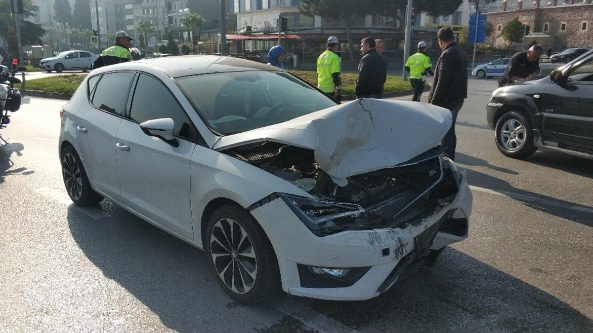 Samsun&rsquo;da trafik kazası: 2 yaralı