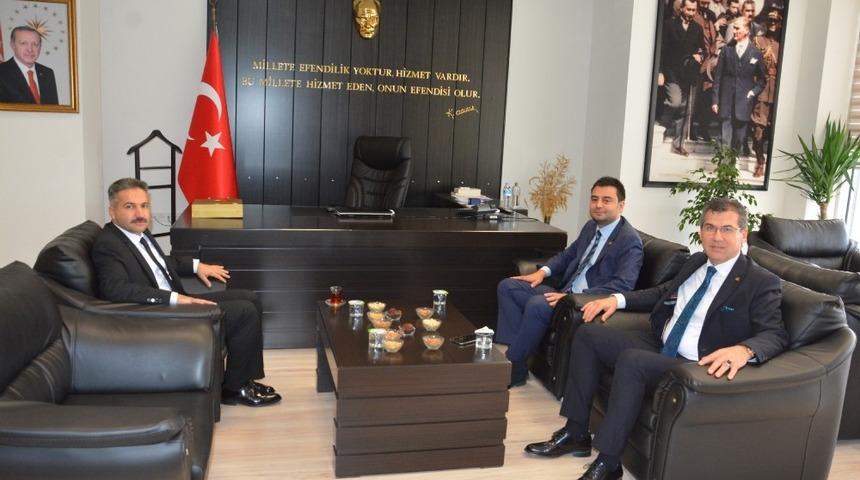 Başkanlar, Kaymakam Taş&ccedil;ı ile g&ouml;r&uuml;şt&uuml;