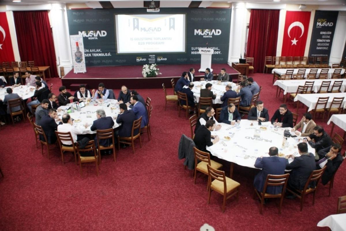 M&Uuml;SİAD Konya Şubesi&rsquo;nde İş Geliştirme Toplantısı d&uuml;zenlendi