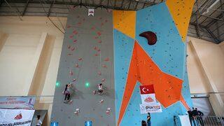 Spor Tırmanış Türkiye Şampiyonası, Trabzon'da yapıldı