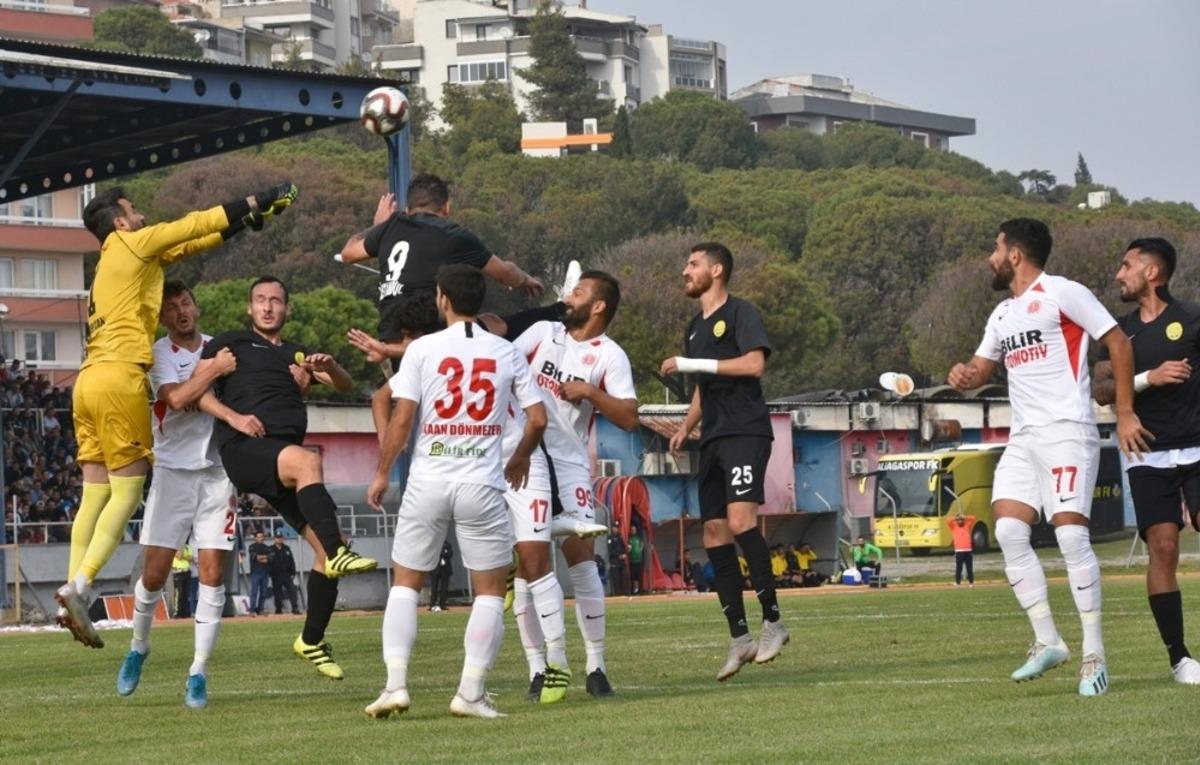 Aliağaspor FK, deplasmandan puansız d&ouml;nd&uuml;