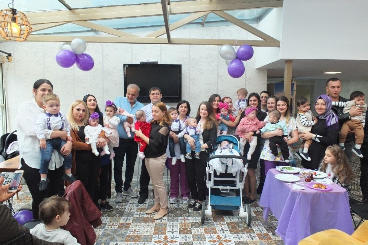 Premat&uuml;re bebekler bir araya geldi