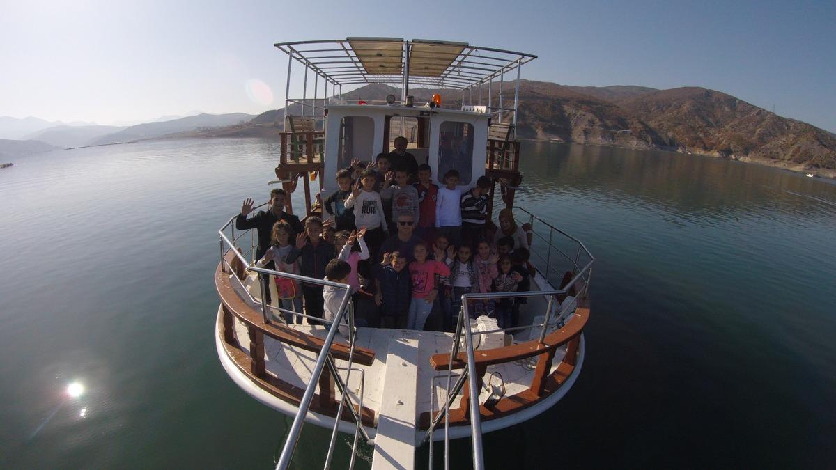 Deniz &ouml;zlemlerini barajda giderdiler