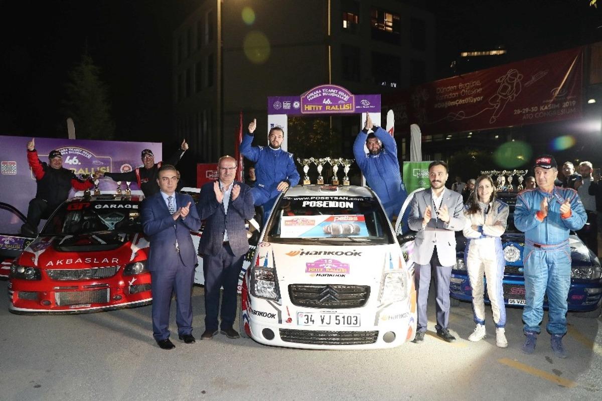 46&rsquo;ncı Hitit Rallisi&rsquo;nin kupaları sahiplerini buldu