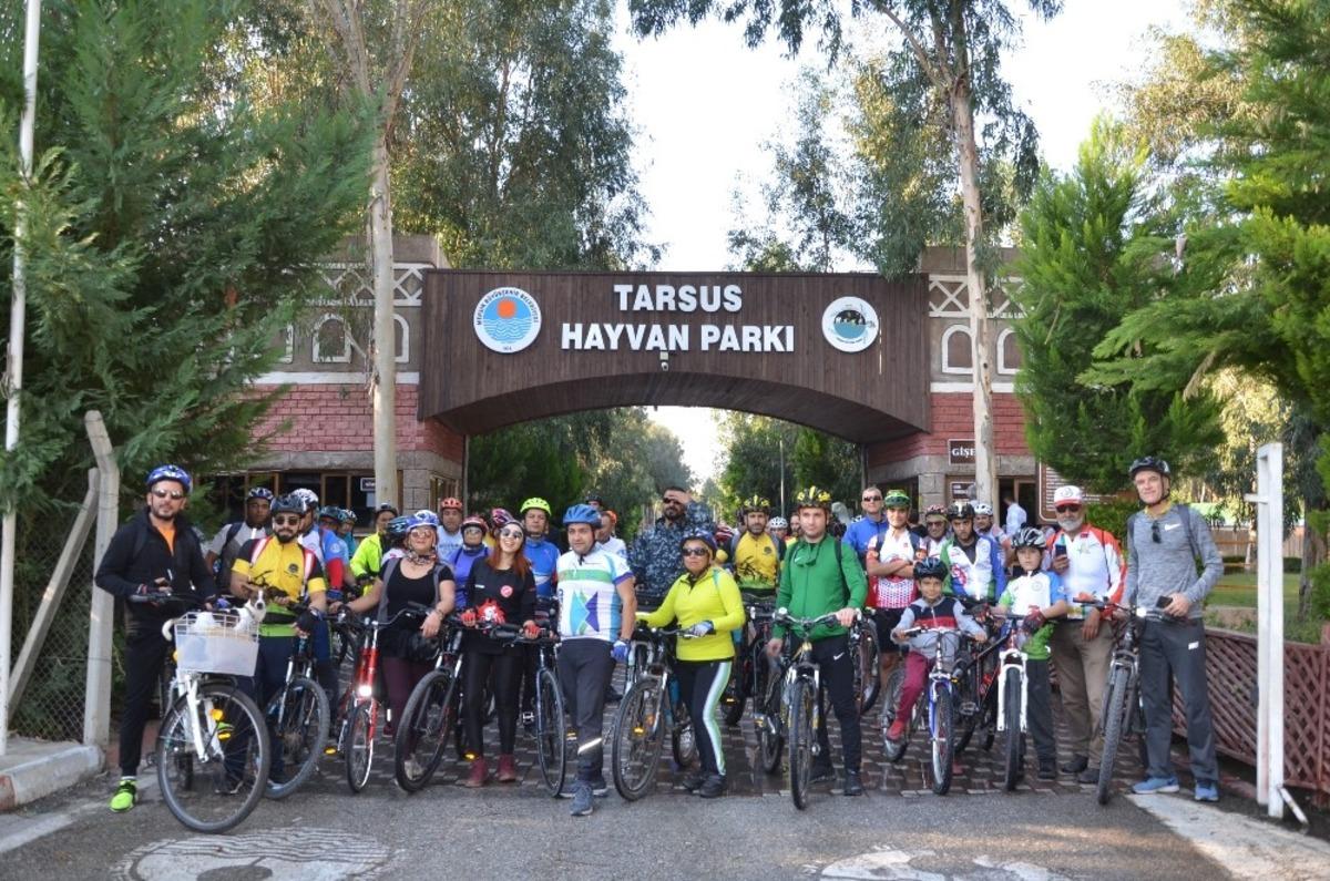 Bisikletliler, Tarsus Doğa Parkına hayran kaldı