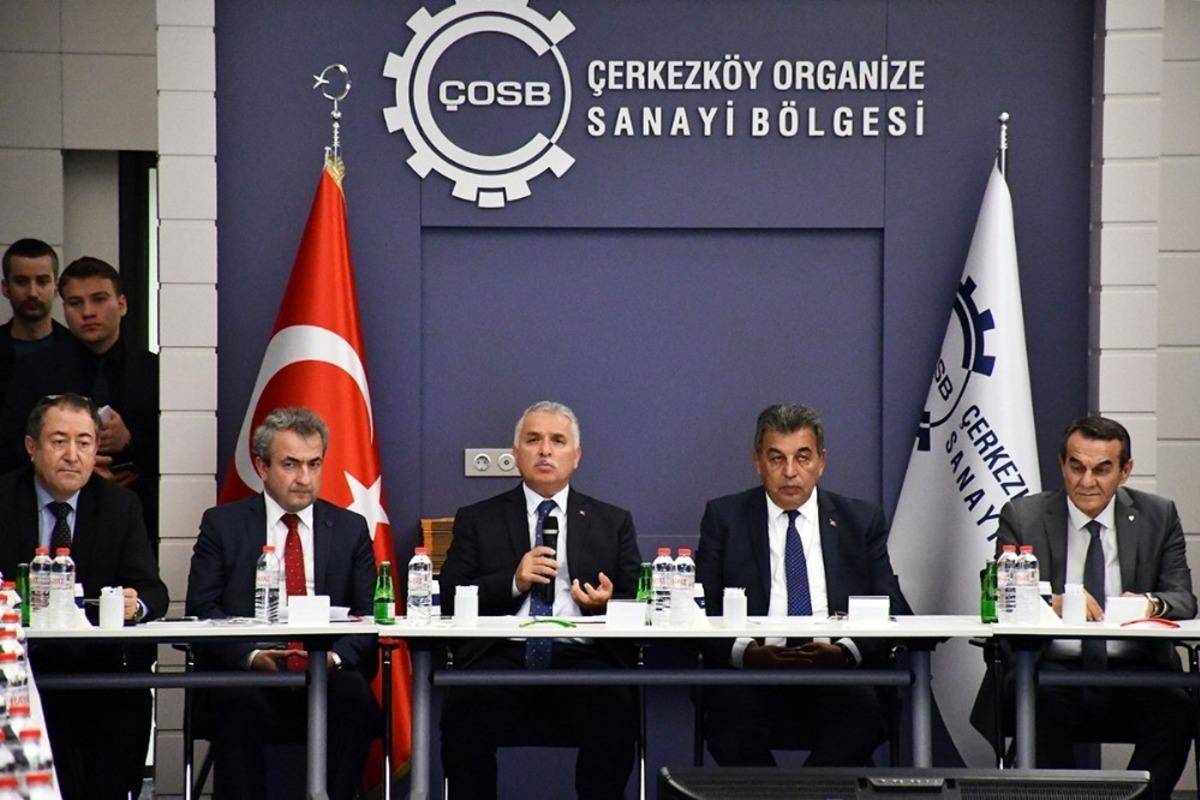 Tekirdağ&rsquo;da model fabrika konusu g&ouml;r&uuml;ş&uuml;ld&uuml;