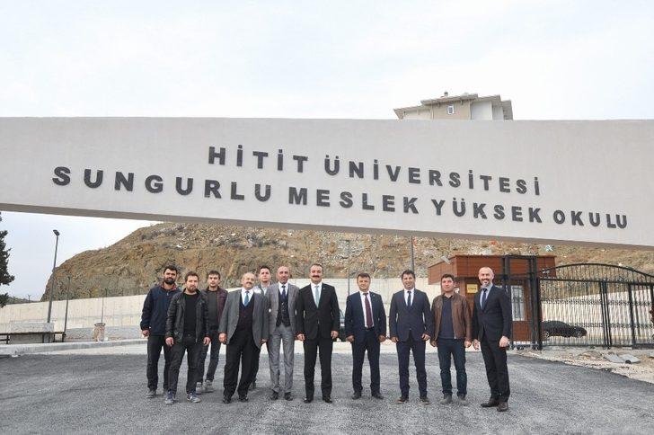 Rektör Öztürk Sungurlu’da incelemelerde bulundu G2