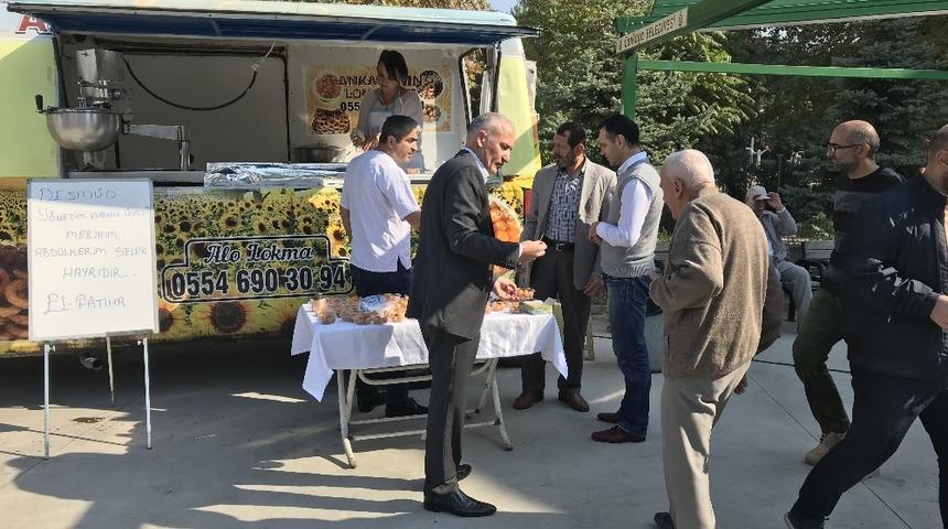 DESMÜD vefat eden üyesi için lokma döktürdü