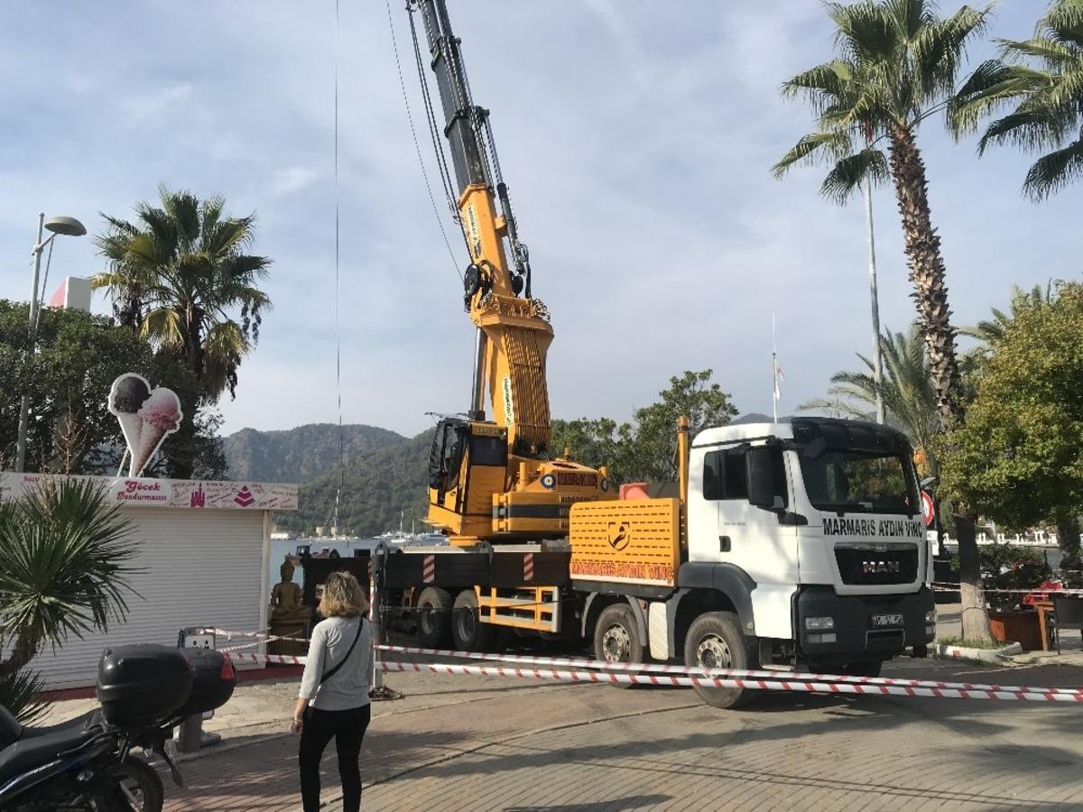 G&ouml;cek marinada bakım onarım başladı