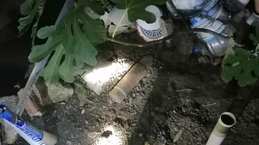 Çanakkale'de ahırda top mermisi bulundu