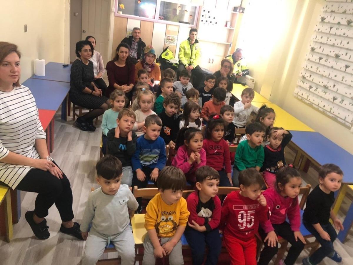 Minikler trafik eğitimi aldı