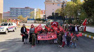 Minik öğrencilerden Barış Pınarı Harekatı'na destek
