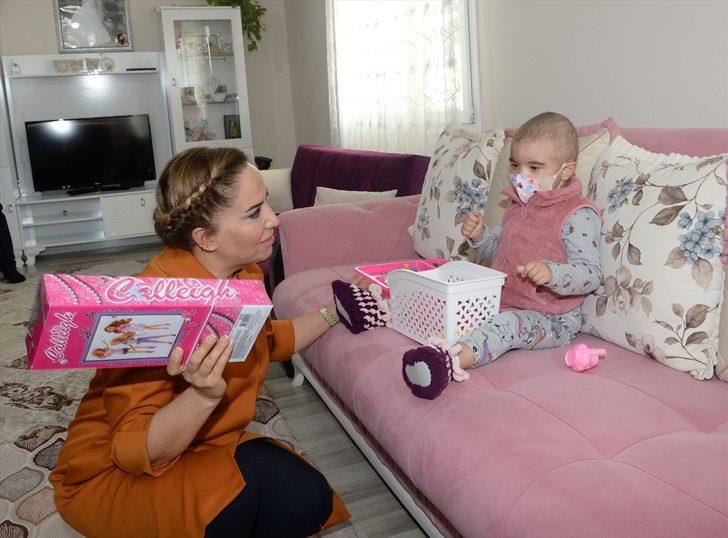 Vali Funda Kocabıyık, HLH hastası Esila bebeği ziyaret etti G3