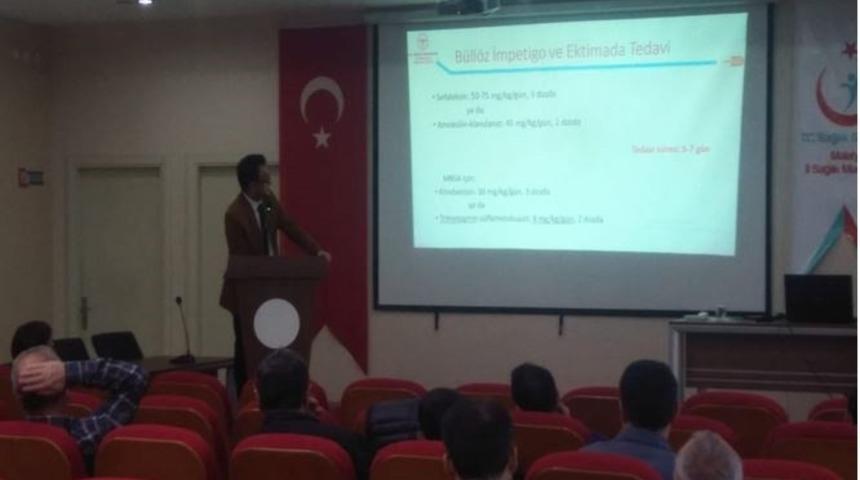 Akılcı Antibiyotik Kullanımı eğitimi  d&uuml;zenlendi