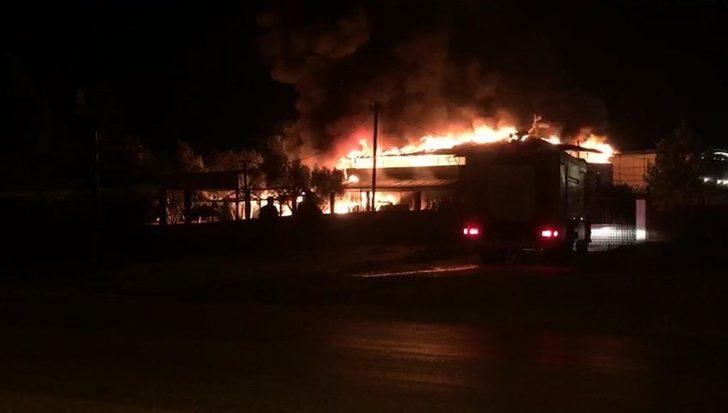 Kır bahçesindeki yangın hasara yolaçtı G3