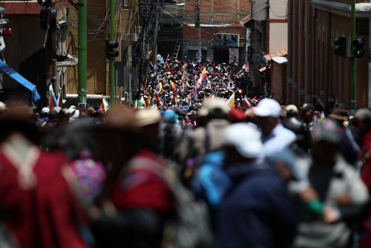 Bolivya'da geçiş hükümeti karşıtı gösteri G1