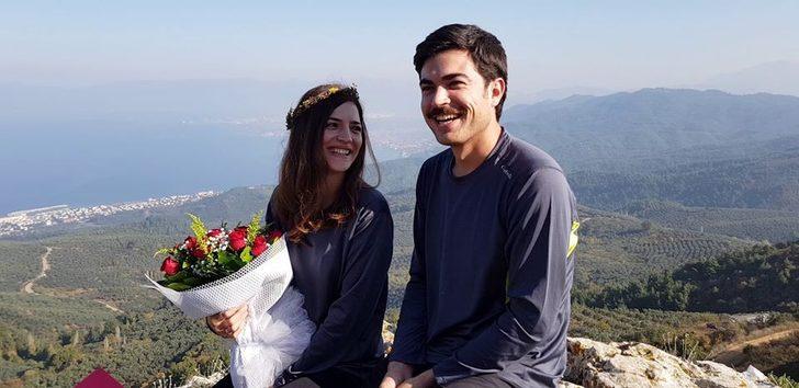 Metrelerce yükseklikte evlendiler! G4