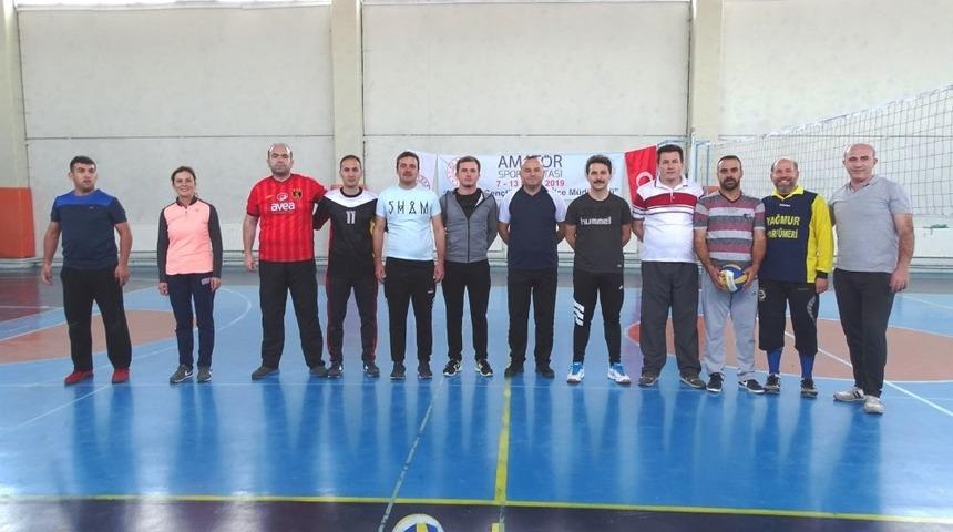 Hisarcık&rsquo;ta Voleybol Turnuvası