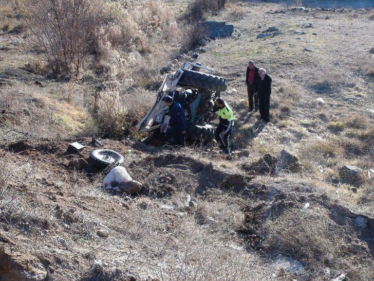 Yozgat’ta traktör devrildi 1 kişi yaralandı Yozgat