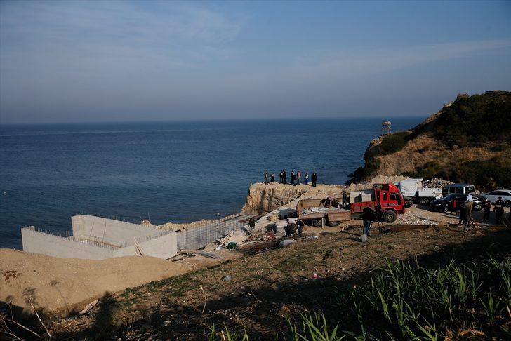 Karaburun'da sit alanındaki inşaatın yıkım çalışması tamamlandı G3