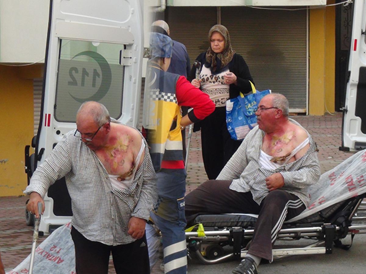 &Ccedil;akmağı s&ouml;nd&uuml;rmeden cebine koydu! Az daha canından oluyordu