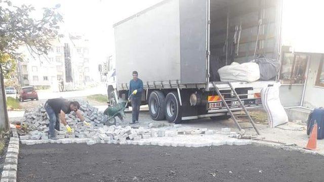 Kış öncesi Akçakoca’da yol çalışmaları hız kazandı