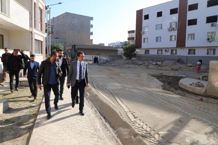 Kaymakam Sinanoğlu üstyapı çalışmalarını inceledi G2