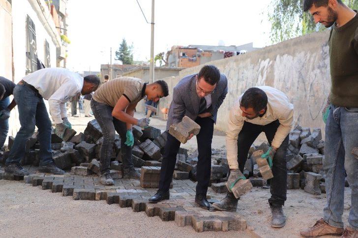 Kaymakam Sinanoğlu üstyapı çalışmalarını inceledi G5