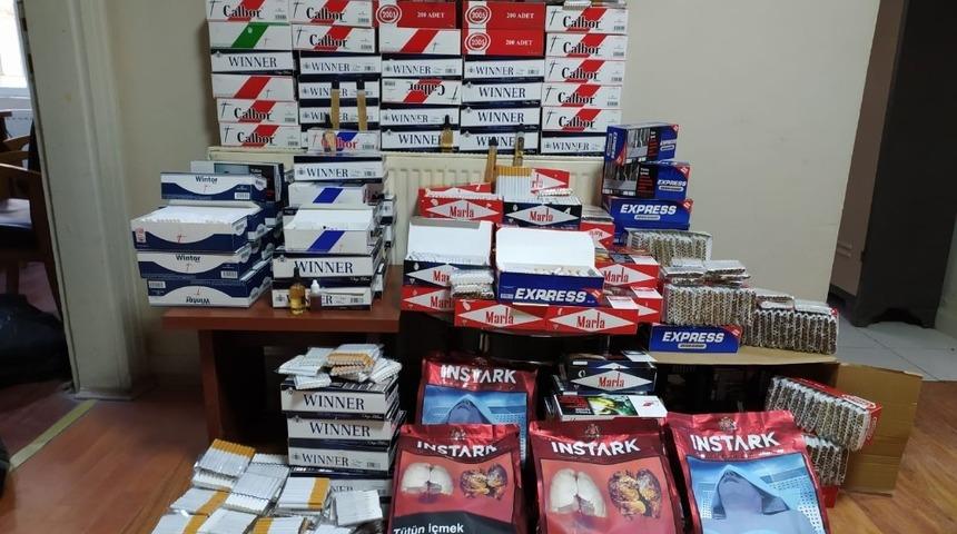 K&uuml;tahya&rsquo;daki ka&ccedil;ak t&uuml;t&uuml;n operasyonuna 2 tutuklama